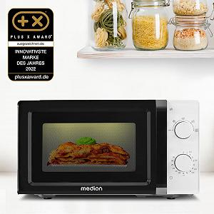 Микроволновая печь MEDION MD11475 20 л 700 Вт 5 уровней мощности функция разморозки таймер Белая synthetic.ua - Фото 1