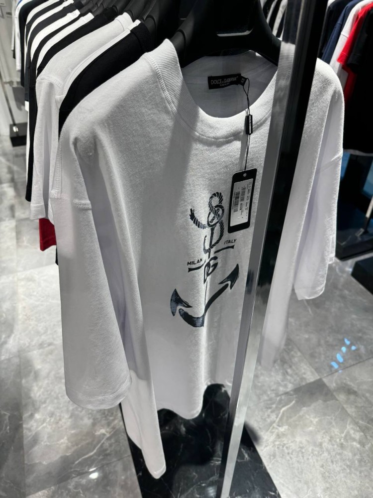 Футболка Dolce Gabbana принт в морском стиле f638, фото №6 Футболка Dolce Gabbana принт в морском стиле f638, фото №6