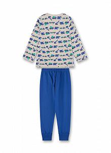 Піжама Sanetta для хлопчиків Довга Бежевий synthetic.ua - Фото 1