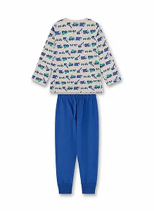 Пижама Sanetta для мальчиков Длинная Бежевый synthetic.ua - Фото 1