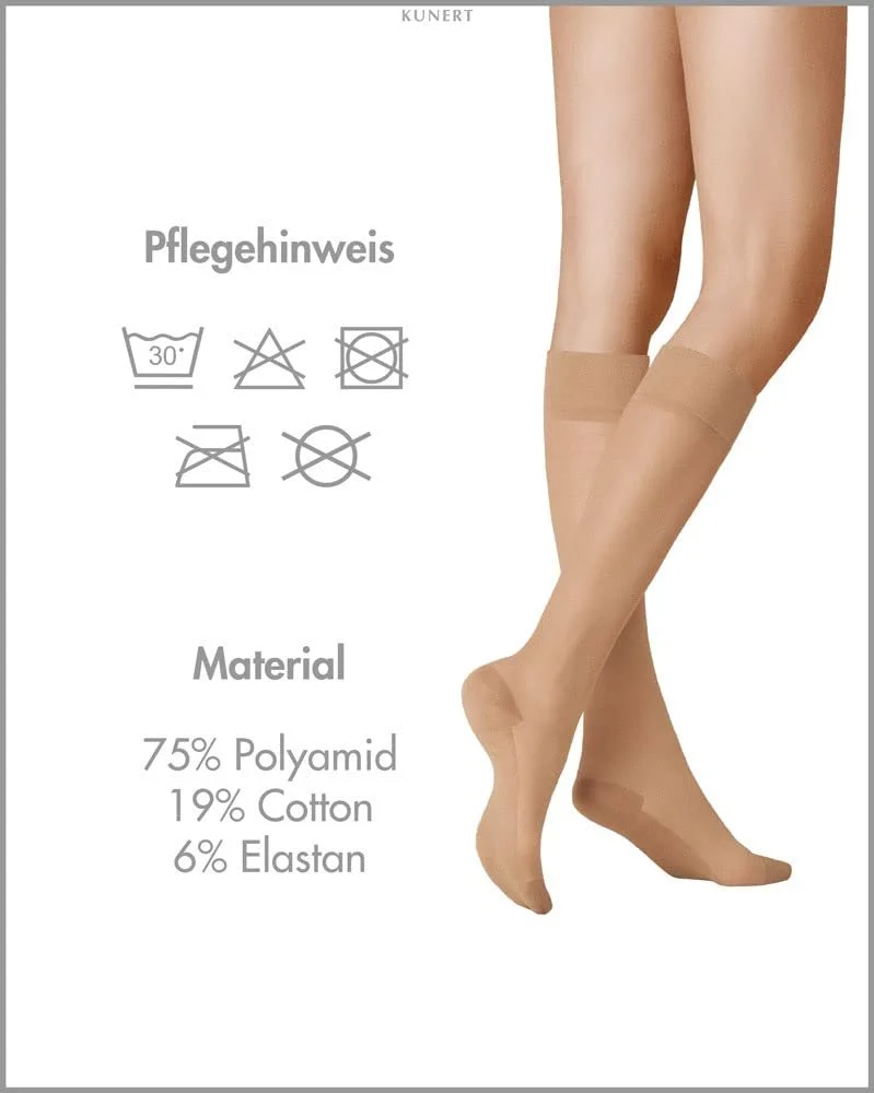 Женские гольфы KUNERT Cotton Sole 20 Denier, фото №3 Женские гольфы KUNERT Cotton Sole 20 Denier, фото №3