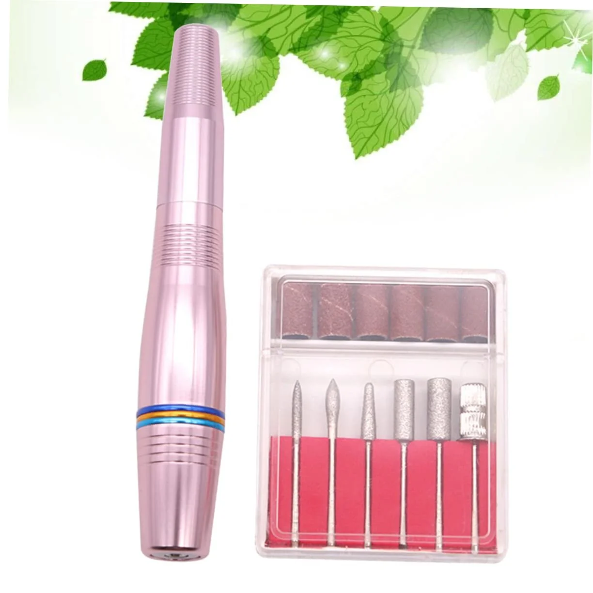 Набор для маникюра и педикюра Healvian Электрический Мини-дрель Розовый, фото №8