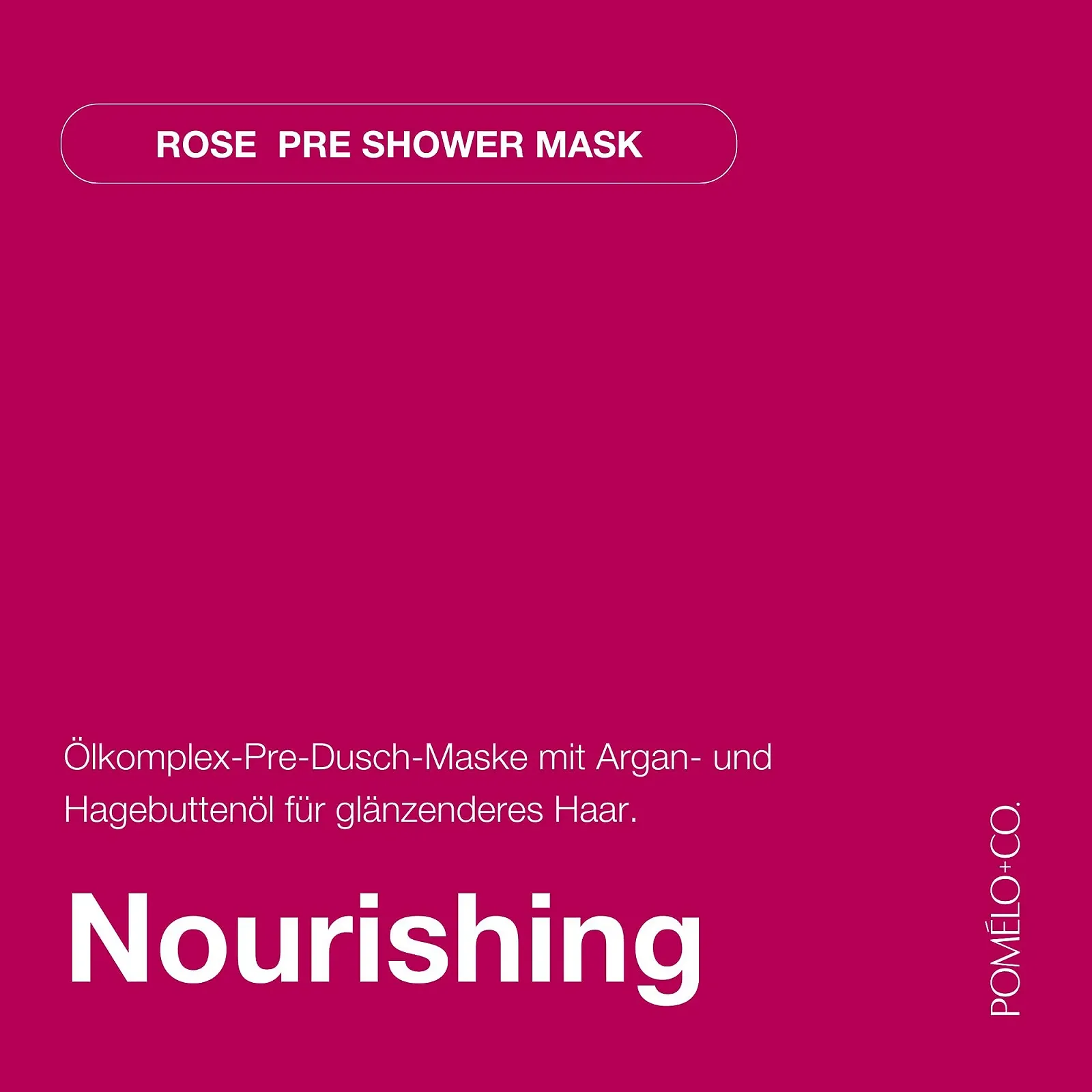 Маска Pomélo+Co. 99.4% Natural Anti Frizz Rose Love 100 мл, фото №7