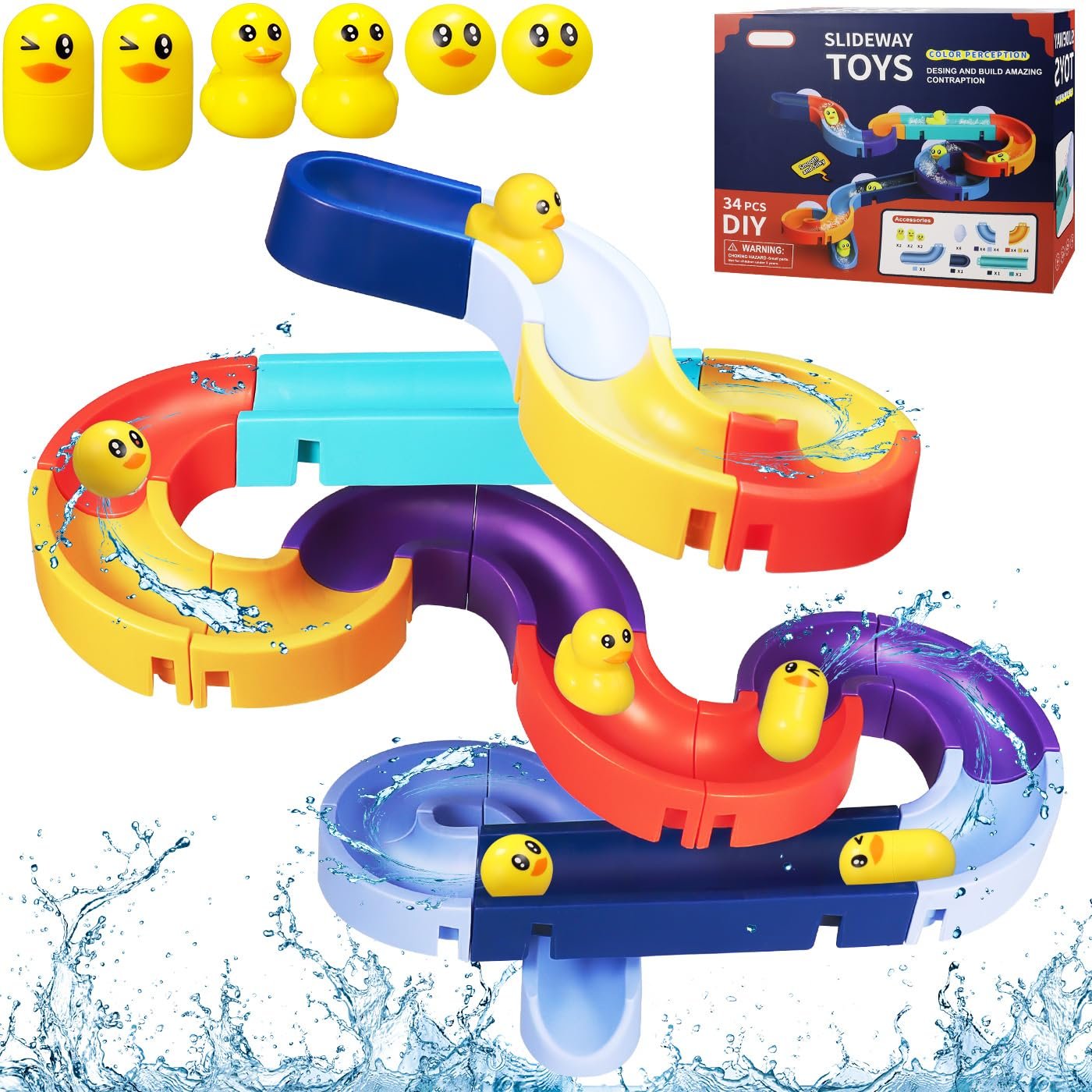 Игрушка для ванны Набор 34 шт., детская, фото №1