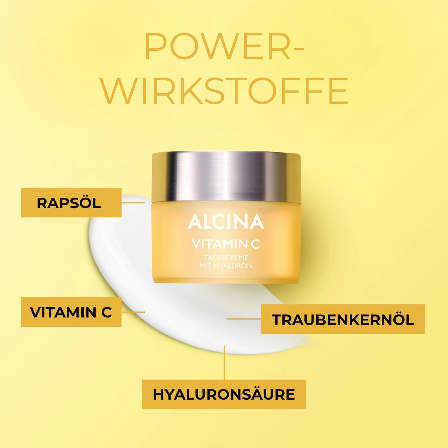 Денний крем ALCINA Vitamin C Day Cream зволожуючий з ефектом сяйва 50 мл, фото №3 Денний крем ALCINA Vitamin C Day Cream зволожуючий з ефектом сяйва 50 мл, фото №3