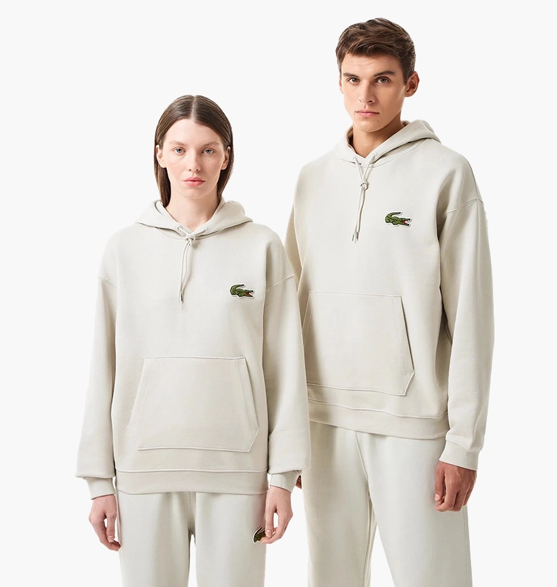 Худи Lacoste Loose Fit Бежевый L, фото №1