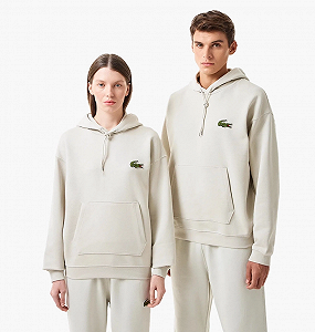 Худи Lacoste Loose Fit XS Бежевый - Фото 1
