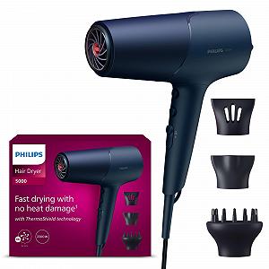 Фен Philips Series 5000 BHD510/20, 2300 Вт, синий и металлик - Фото 1