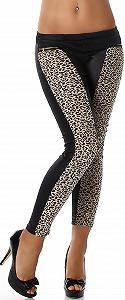 Леггинсы Jela London Wetlook Леопард Slim Stretch - Фото 1