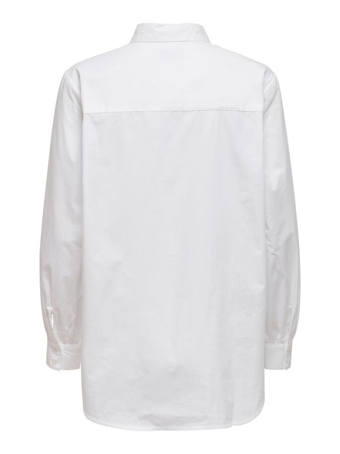 Рубашка ONLY ONLNORA NEW L/S WVN NOOS 15227677 Белый L, фото №5