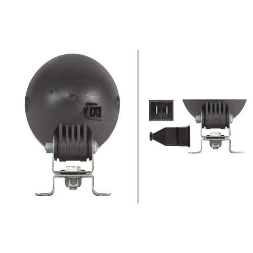 Робоча фара HELLA 1GM 996 134-081 для BOMAG LIEBHERR FENDT STILL LINDE, фото №2