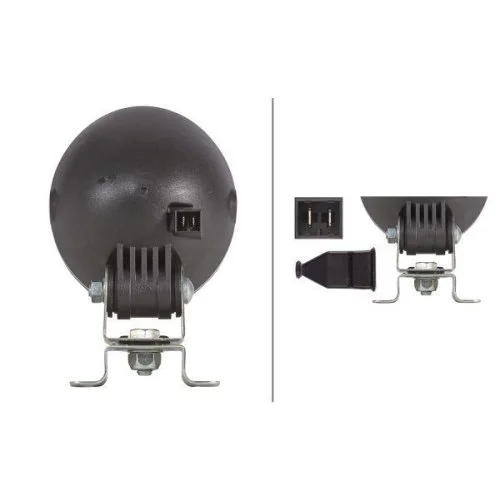 Рабочая фара HELLA 1GM 996 134-081 для BOMAG LIEBHERR FENDT STILL LINDE, фото №2