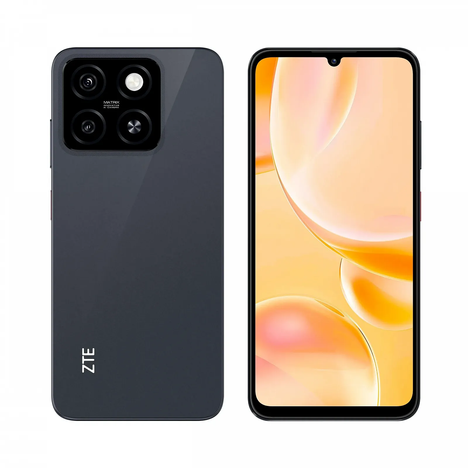Смартфон ZTE Blade A55 Android 14 6.75 дюймов HD+ 4G LTE 4ГБ RAM 64ГБ 13MP AI + 8MP Front Dual SIM 2024 Black, фото №1