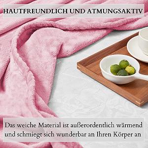 Плед пухнастий ecosa Cuddly 150 x 200 см Рожевий Promo - Фото 1