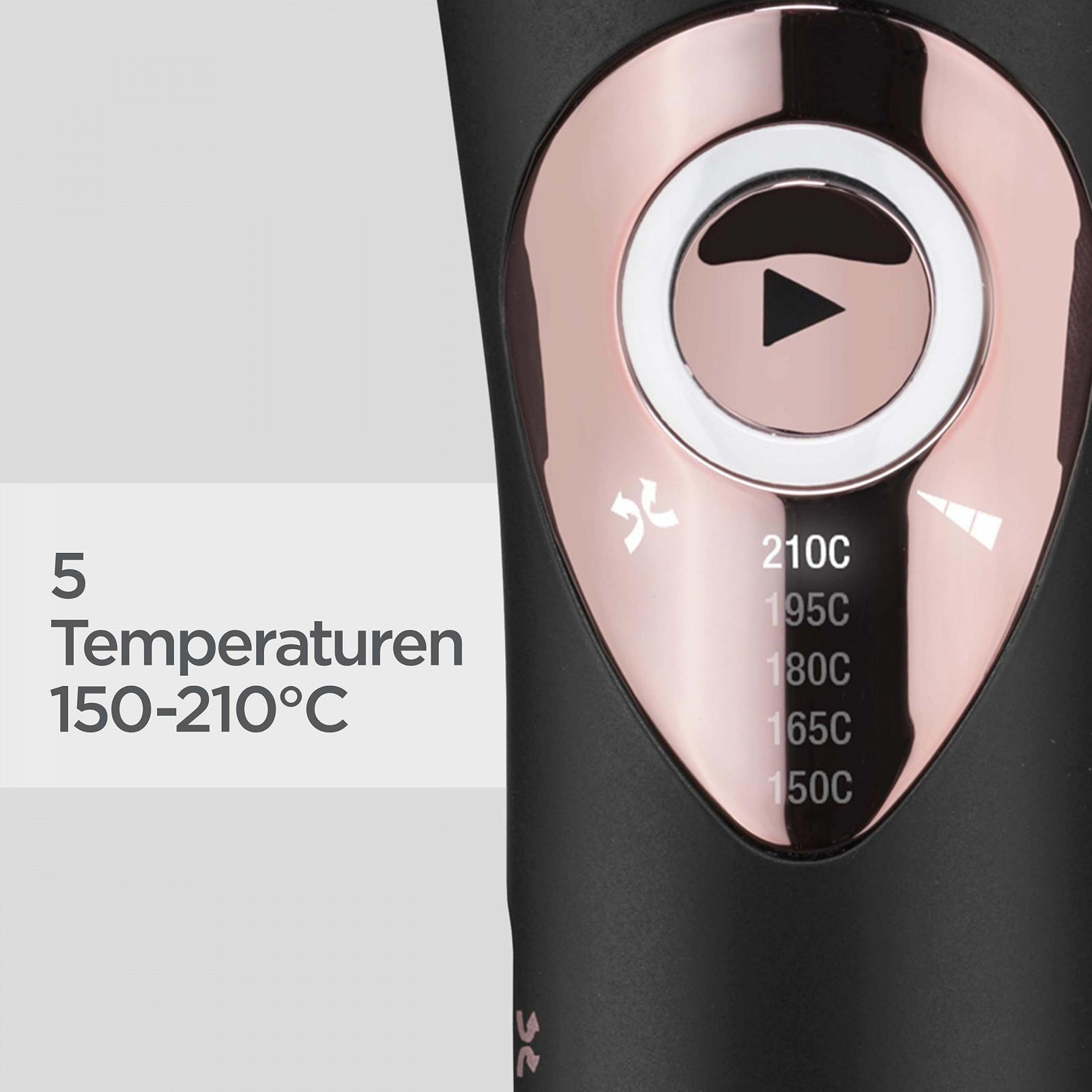 Автоматична плойка BaByliss Curl Secret Lite C1031E 19 мм Чорна та рожеве золото, фото №5 Автоматична плойка BaByliss Curl Secret Lite C1031E 19 мм Чорна та рожеве золото, фото №5