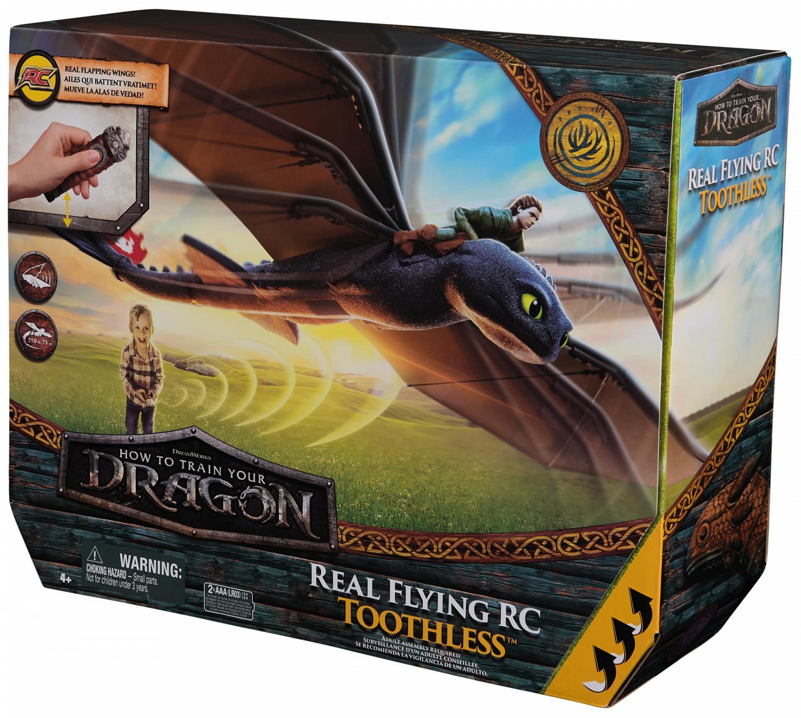 Іграшка Dreamworks How to Train Your Dragon Злітаючий дракон Беззубик з пультом дистанційного керування для дітей від 4 років, фото №10