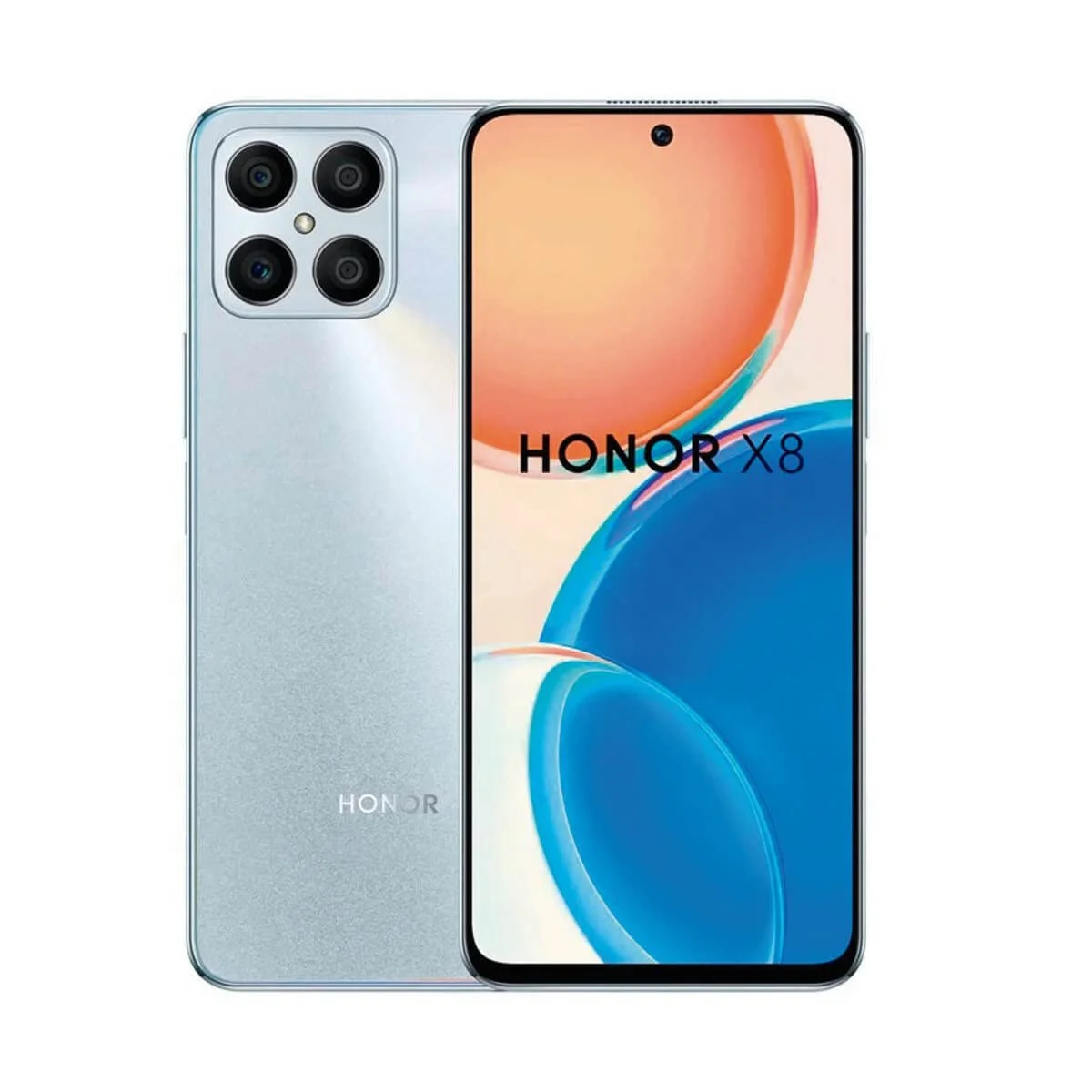 Смартфон Honor X8 128GB Silver, фото №1 Смартфон Honor X8 128GB Silver, фото №1