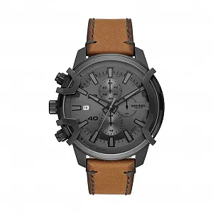 Годинник DIESEL Griffed Чоловічий, кварцовий хронограф з шкіряним ремінцем - Фото 1