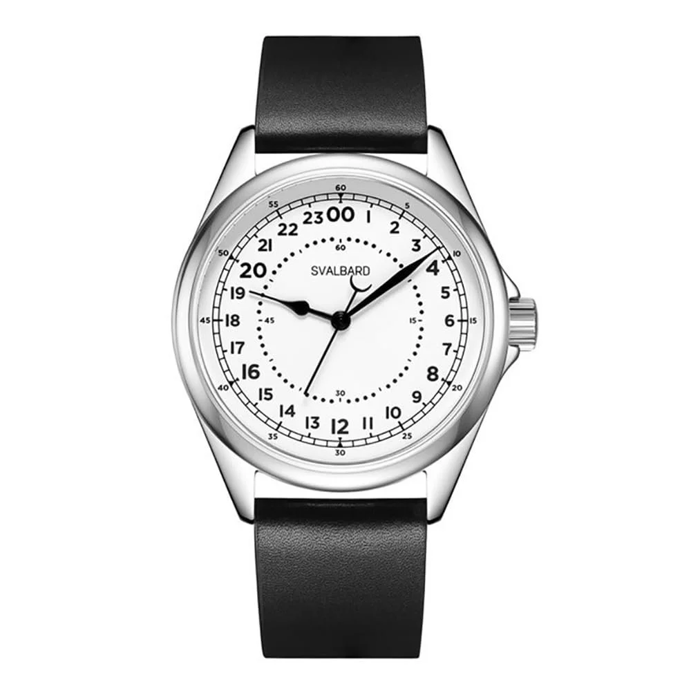 Часы Svalbard Nautico FA27 Кварцевый Сталь Черный Красный Кожа Черный Мужской Серый, фото №1 Часы Svalbard Nautico FA27 Кварцевый Сталь Черный Красный Кожа Черный Мужской Серый, фото №1