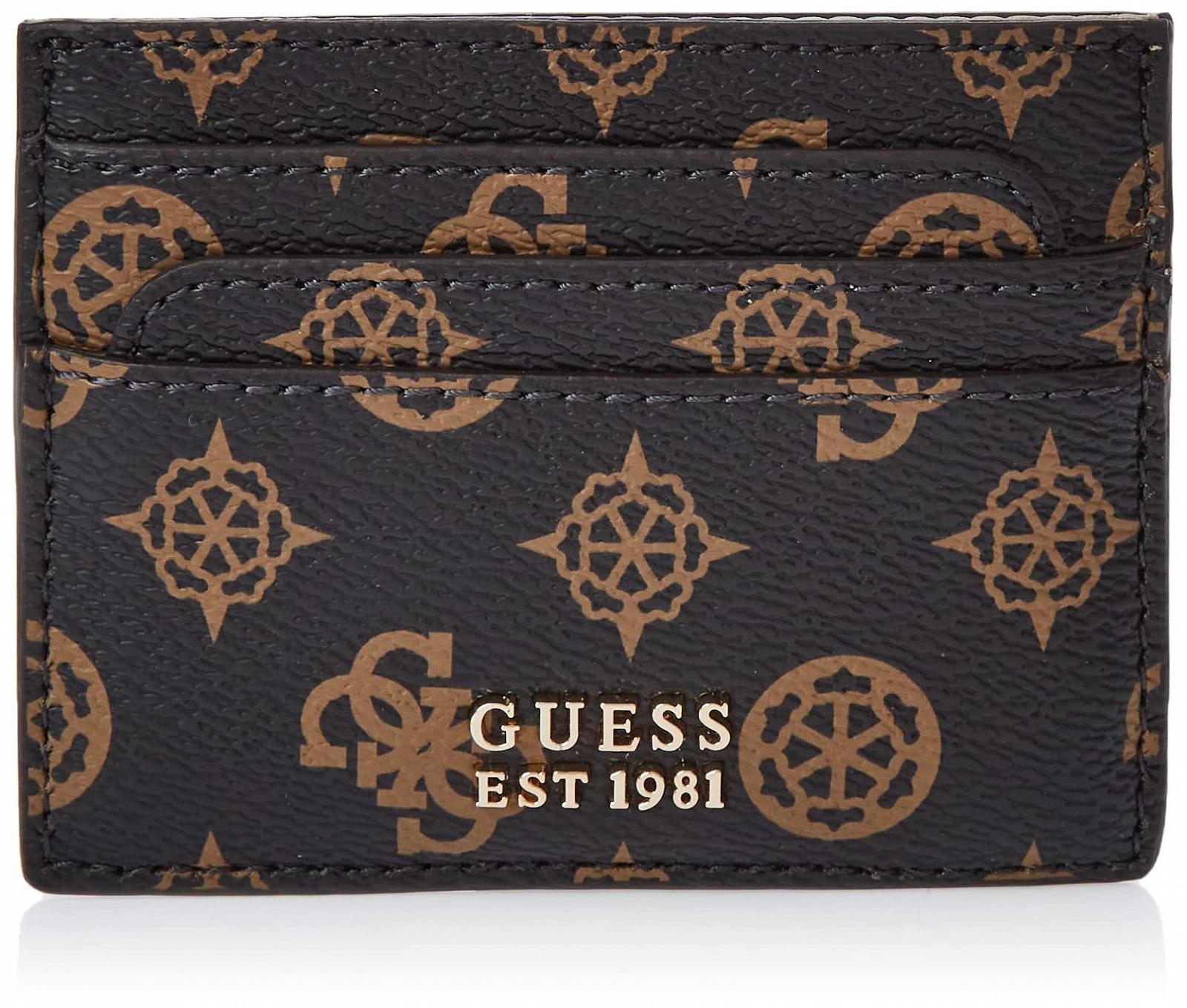 Гаманець для карток GUESS Laurel SLG Mocha logo, фото №1