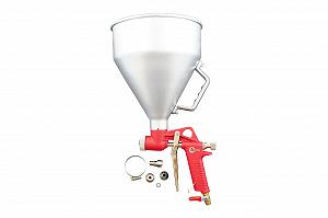 Пневмопістолет для нанесення цементу Intertool металевий бак 6 л d=4, 8 мм (PT-0401) - Фото 1