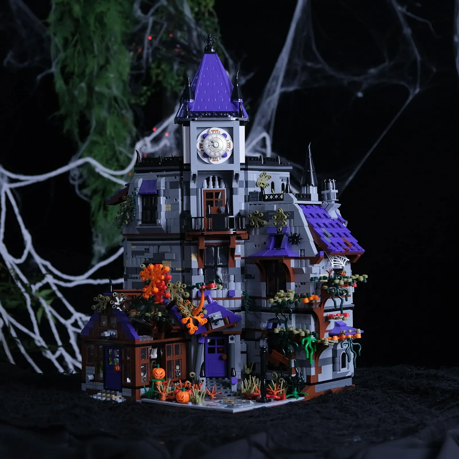 Строительные блоки Рыцарский замок Barweer Модель архитектуры Волшебный замок Дома из строительных блоков 33210 Модульный дом Рождественский подарок для взрослых (8514 деталей), фото №3