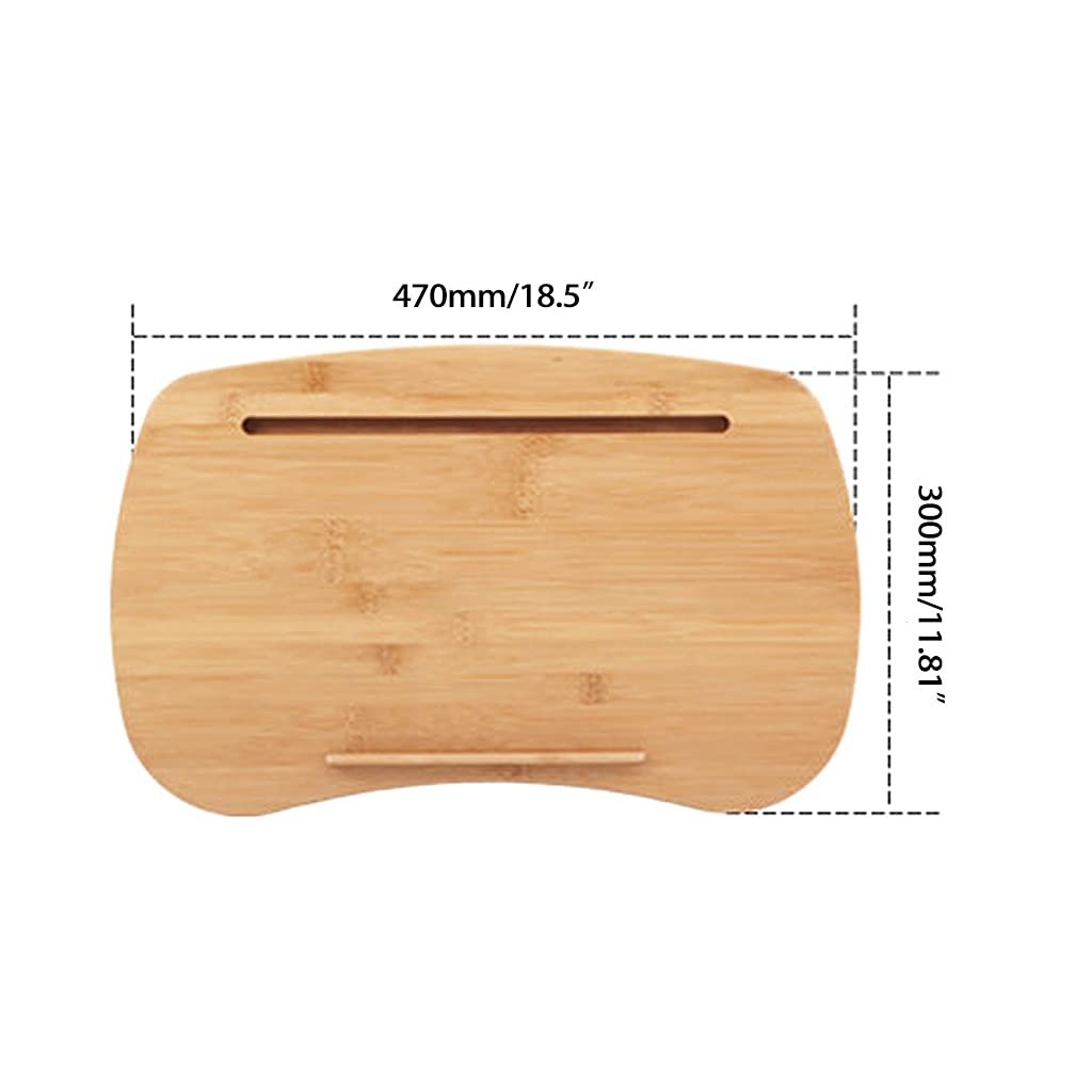 Подставка для ноутбука бамбуковая портативная для дивана, кровати, дома, кабинета, фото №5