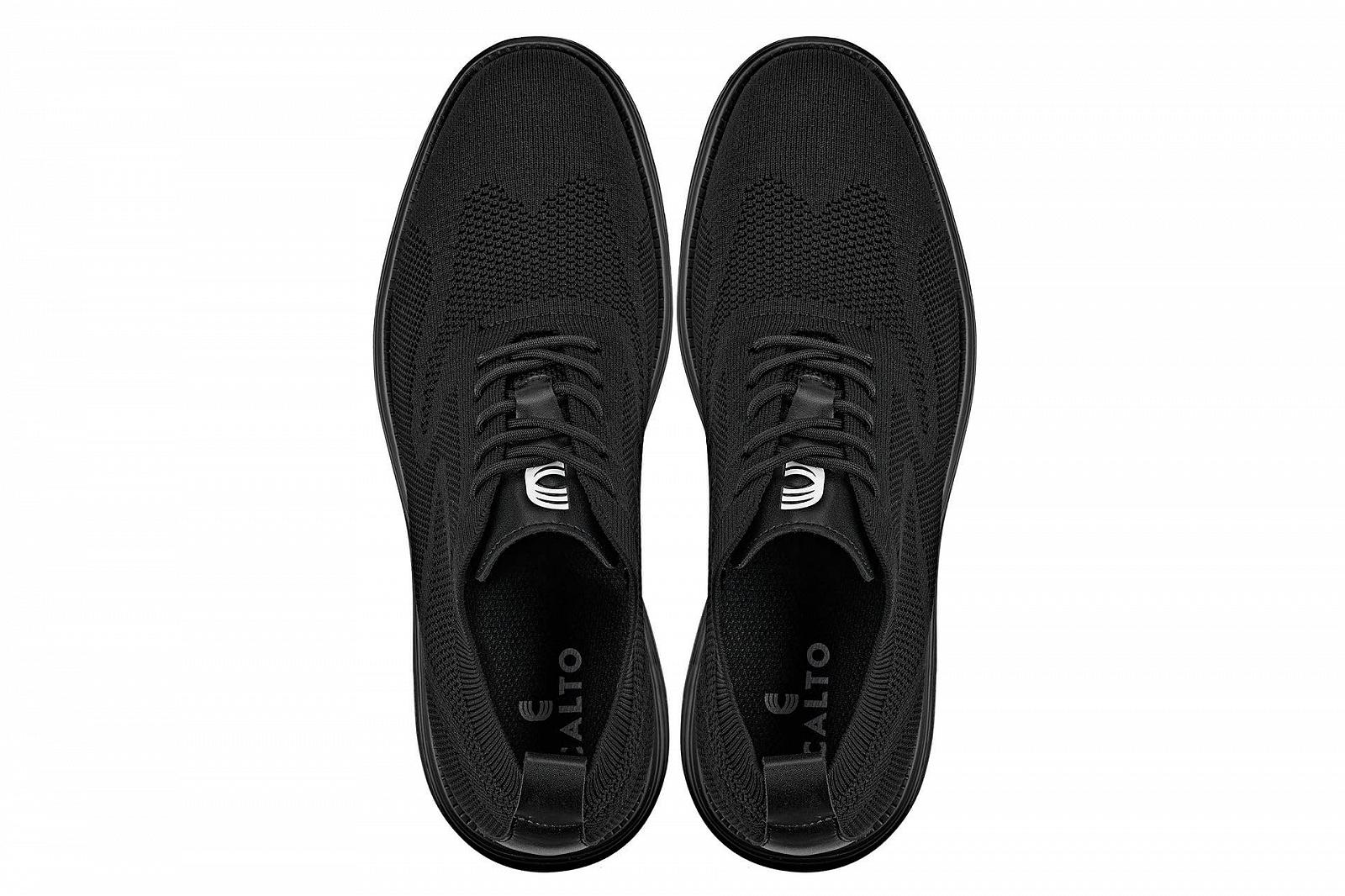 Мужские кроссовки CALTO Спортивные для ходьбы на шнуровке - 7 см выше, фото №4