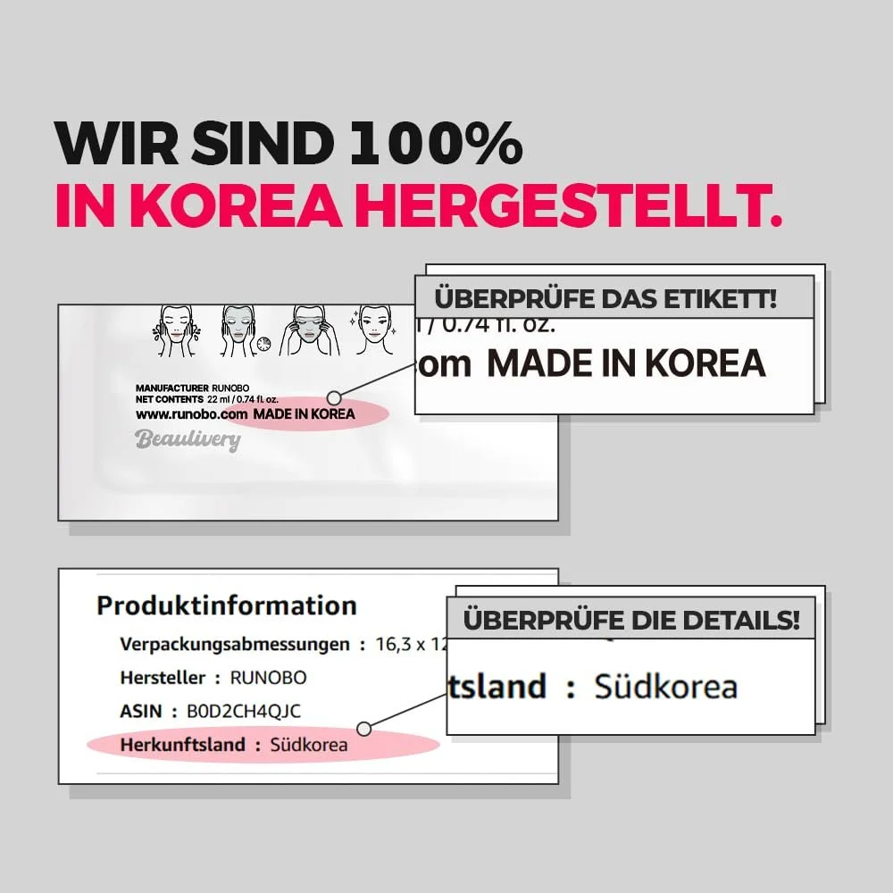 Тканинна маска для обличчя Beaulivery Rice з гіалуроновою кислотою, набір з 10 шт, фото №6