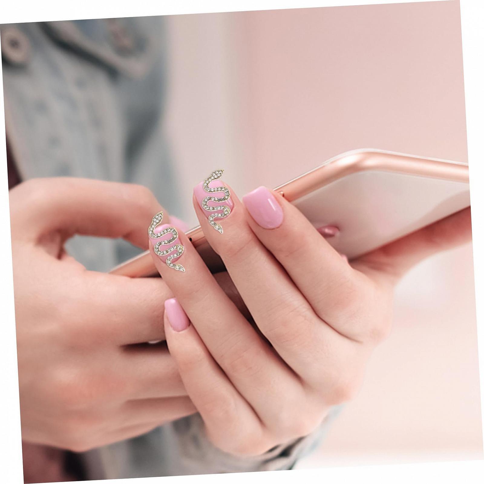 Прикраси для нігтів (6 шт. в упаковці) з цинкового сплаву, фото №2