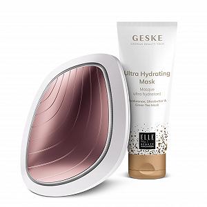 Маска для лица Sonic Warm & Cool GESKE SmartAppGuided	9 в 1 + Ультра увлажняющая маска GESKE Ultra, набор с соответствующим косметическим дополнением, Beauty Bundle - Фото 1