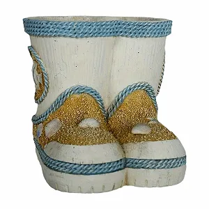 Декоративное кашпо Qianly Boat Лодка Резина Компактное - Фото 1