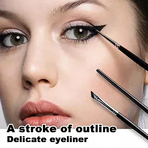 Пензлі для підводки очей Плоский з гострим краєм synthetic.ua - Фото 1