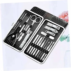 Набор для маникюра и педикюра VALICLUD 21 шт. Черный цена на synthetic.ua - Фото 1 Набор для маникюра и педикюра VALICLUD 21 шт. Черный synthetic.ua - Фото 1