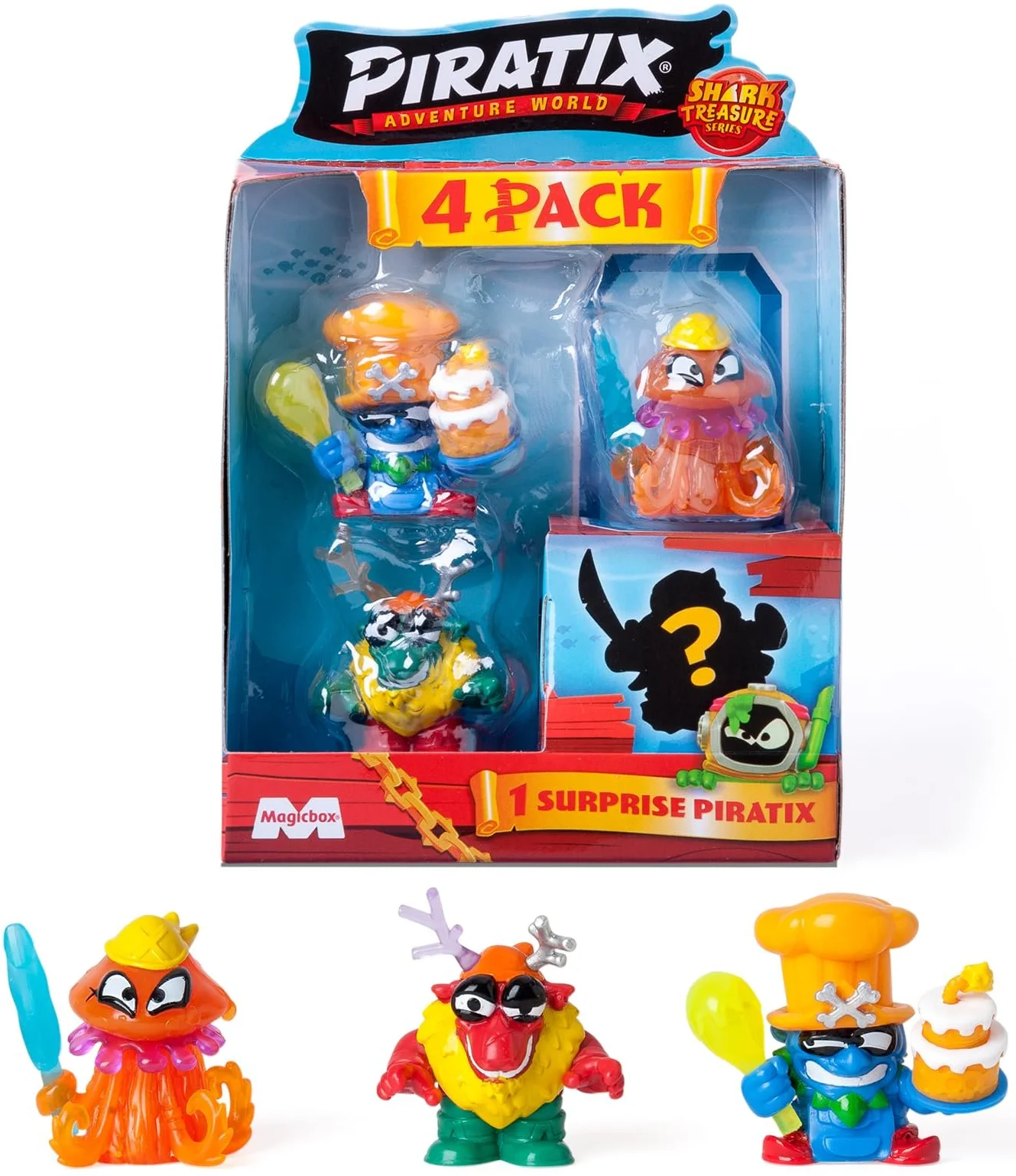 Набір фігурок Piratix Adventure World Shark Treasure Series, фото №1