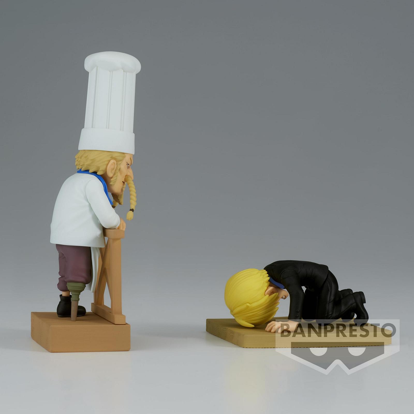 Фігурка Banpresto One Piece Sanji and Zeff 2 8 см, різнокольорова, фото №4