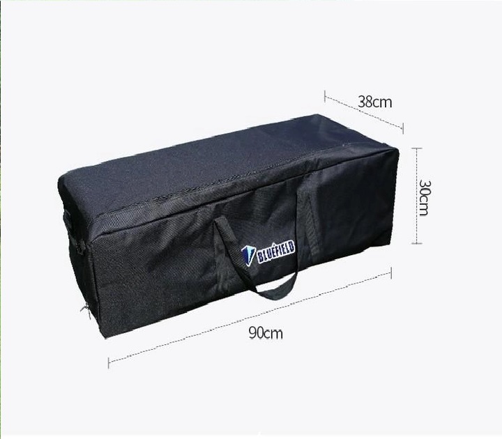 Сумка дорожная Bluefield баул для перевозки и хранения М 102 л 90х38х30 см Черный 050670, фото №2