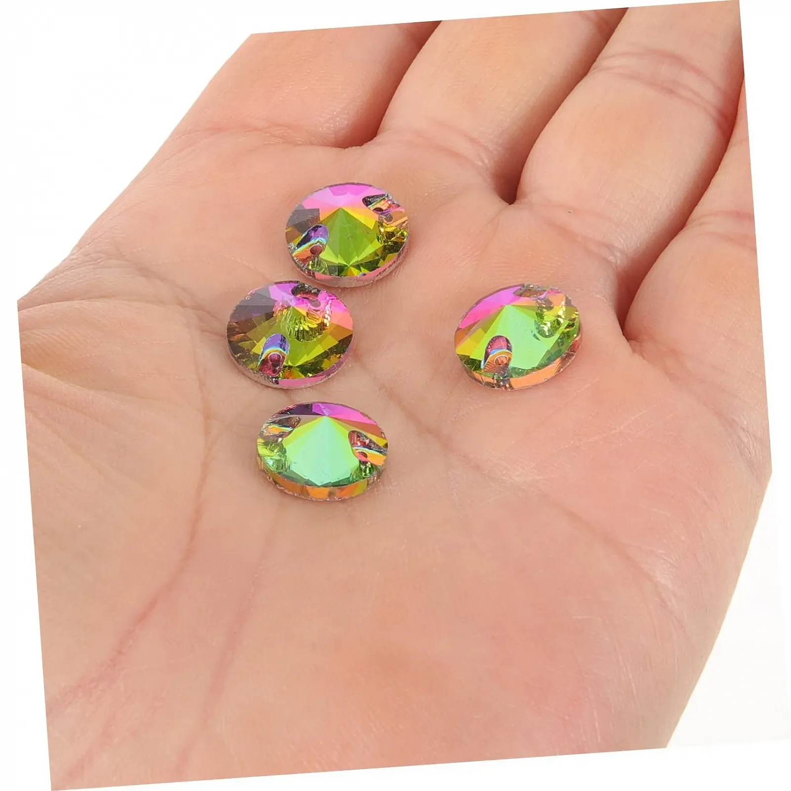 Стрази Круглі, 48 шт., фото №9