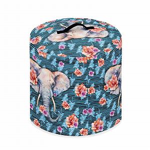 Чехол ZIATUBLES Blue Elephant Tropical Leaf Print для медленноварки, 6 кварц synthetic.ua - Фото 1