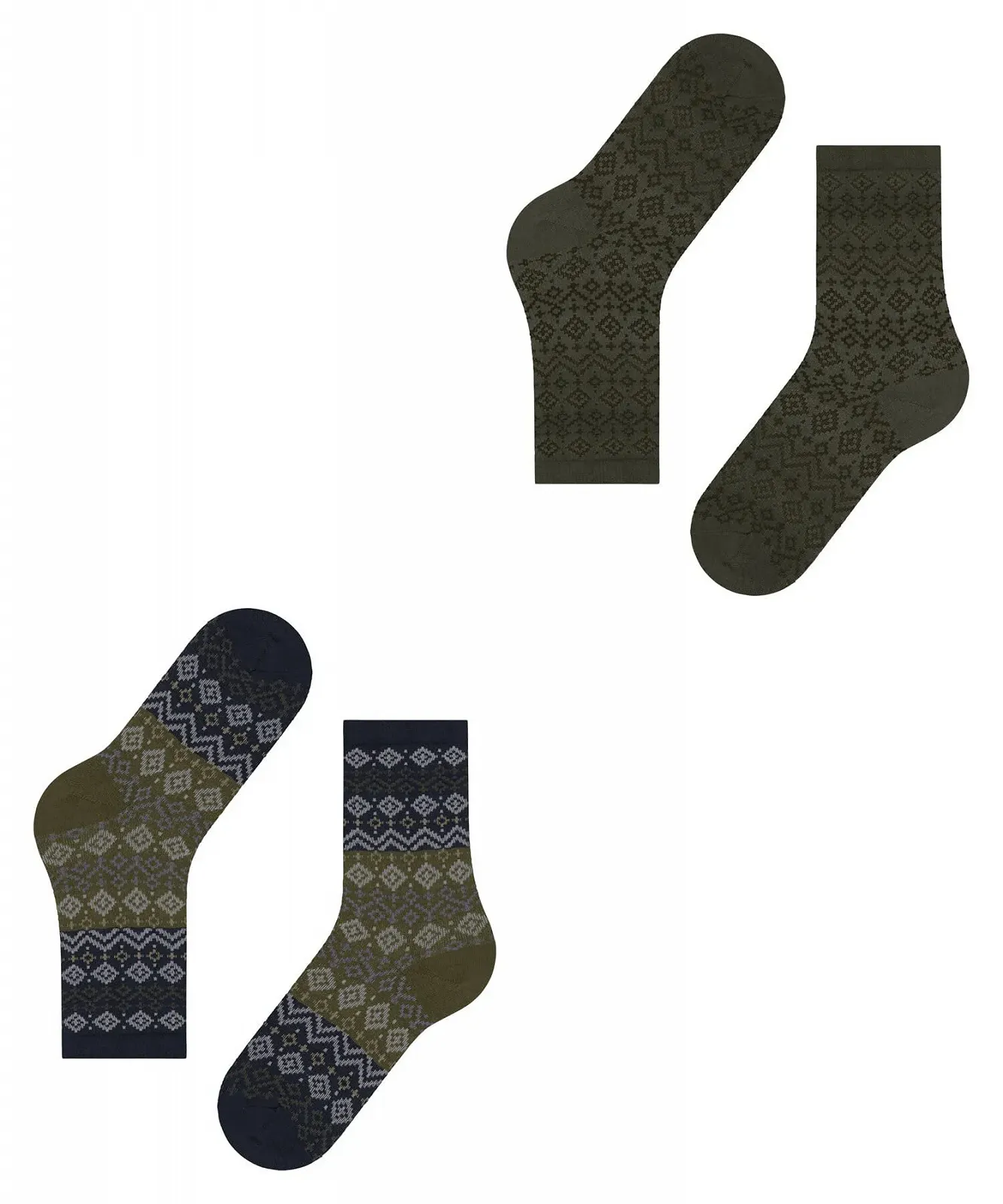 Шкарпетки ESPRIT Fair Isle, 2 пари, фото №5