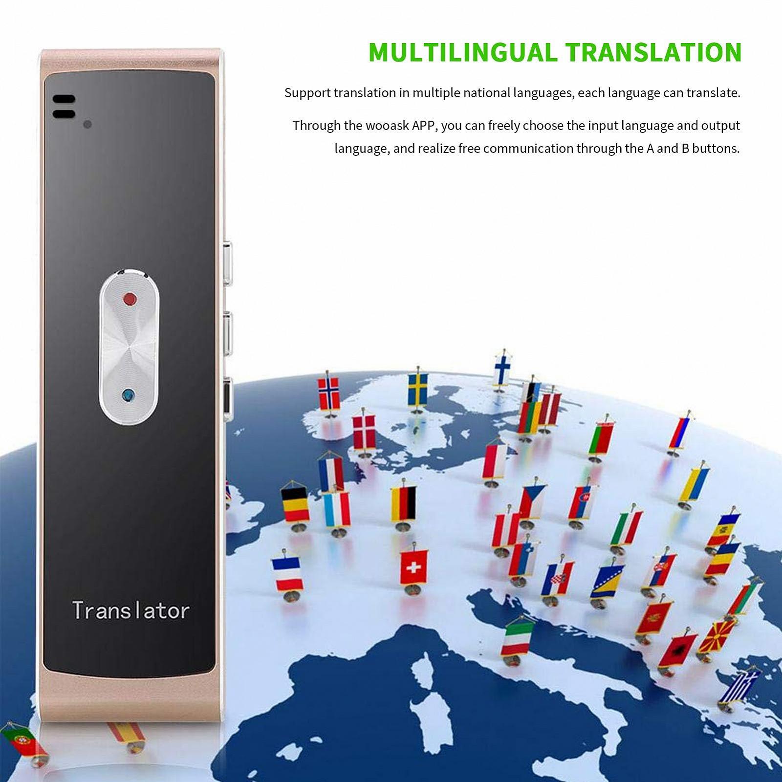 Устройство для устного перевода Topiky T8S Интеллектуальный переводчик Многоязычный двусторонний, фото №2