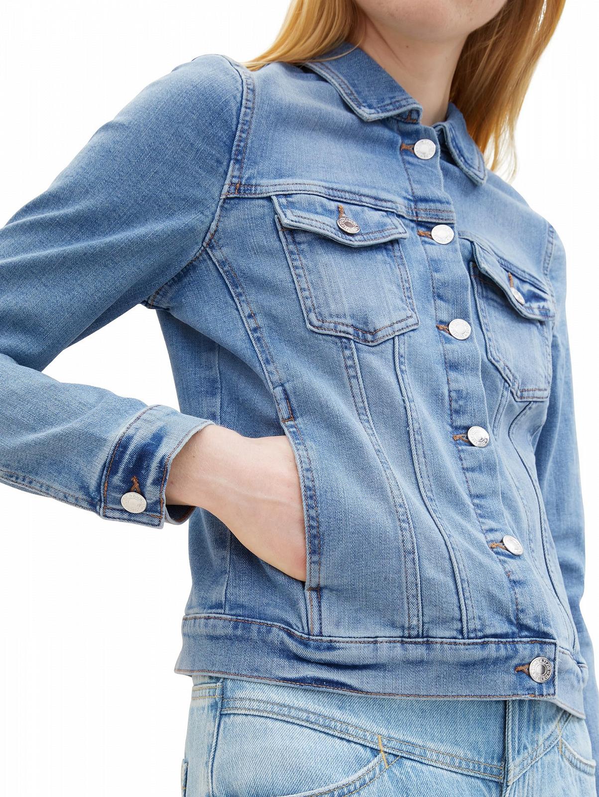 Джинсовая куртка TOM TAILOR Basic Denim Женская, фото №4