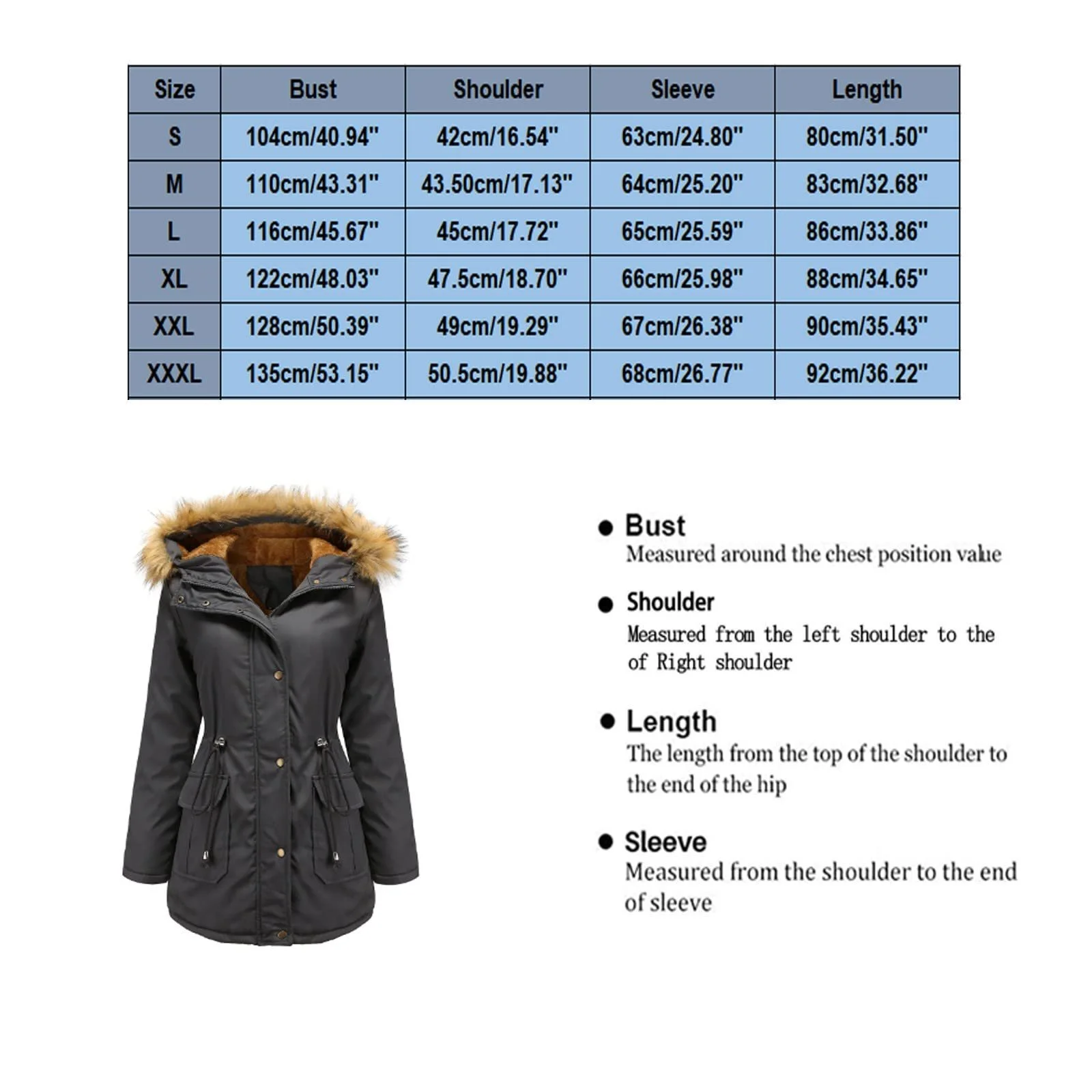 Пальто Basics З капюшоном Зимове Тепле, фото №4 Пальто Basics З капюшоном Зимове Тепле, фото №4