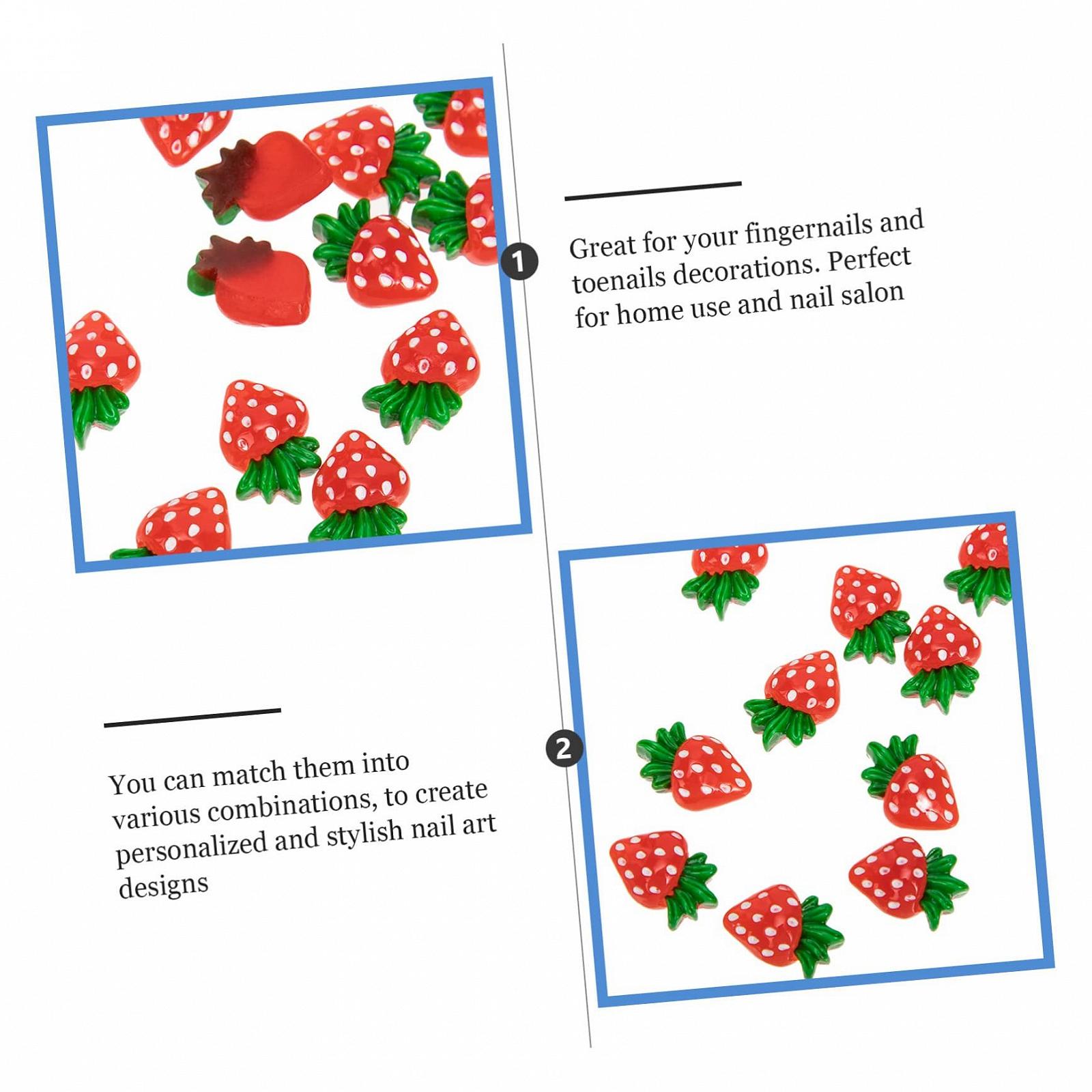 Украшения для ногтей (30 шт.) Фрукты, фото №5