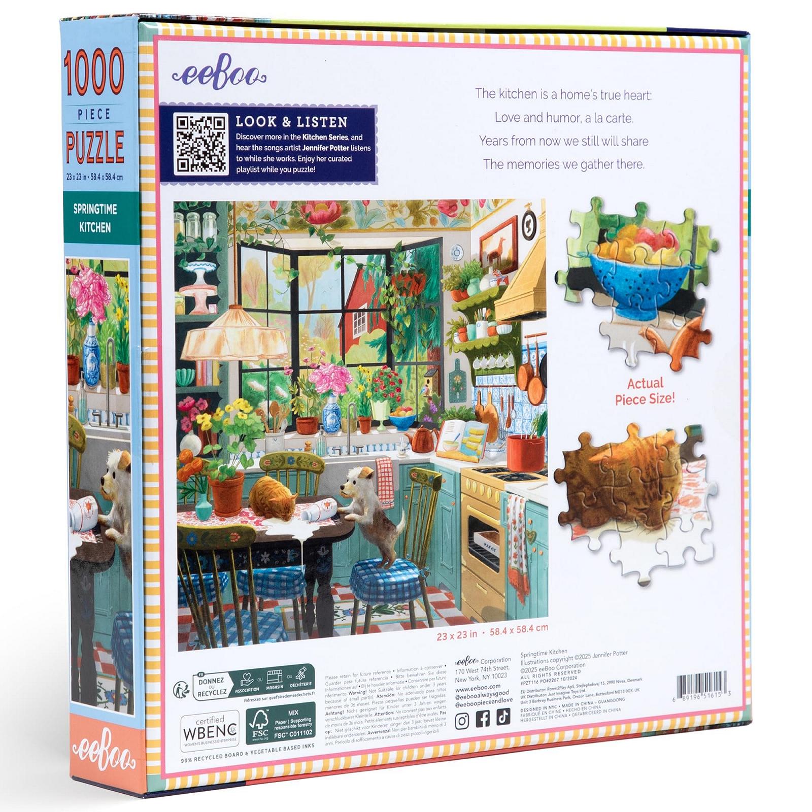 Пазл eeBoo Kitchen in Spring PZT116 1000 элементов, фото №2