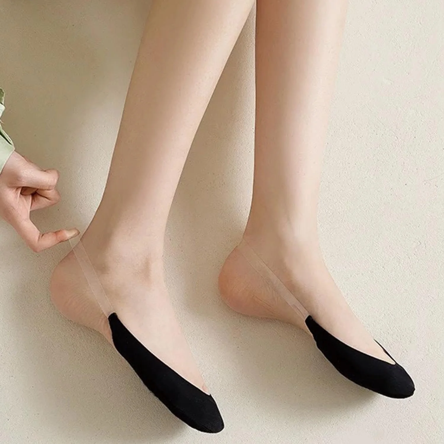 Балетні шкарпетки, 6 пар, танцювальні шкарпетки з підв'язками, фото №6