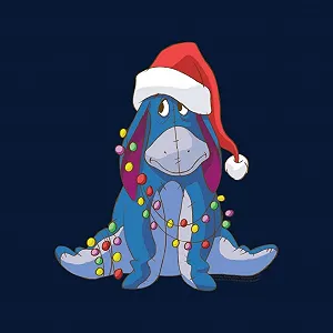 Женская Толстовка Disney Eeyore Tangled In Festive Lights synthetic.ua - Фото 1