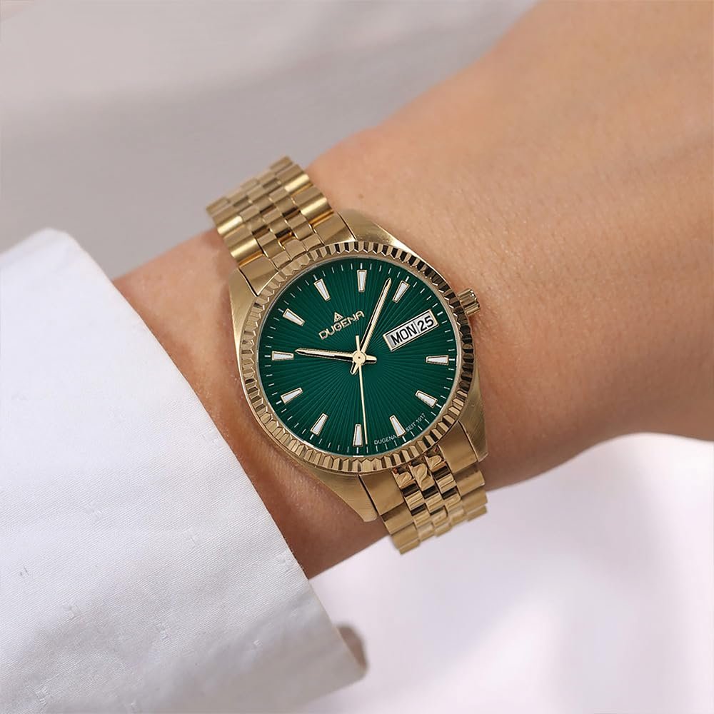 Женские часы Кварцевые DUGENA Venetia Стальной корпус Сапфировое стекло Стальной ремешок Застежка на кнопке 10 Bar, фото №3 Женские часы Кварцевые DUGENA Venetia Стальной корпус Сапфировое стекло Стальной ремешок Застежка на кнопке 10 Bar, фото №3