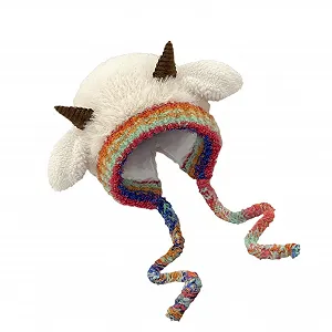 Вязаная шапка Зимняя шапка Теплая Вязаная - Фото 1