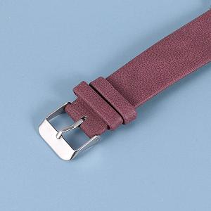 Женские часы PartyKindom Кварцевые с тонким кожаным ремешком Красный synthetic.ua - Фото 1